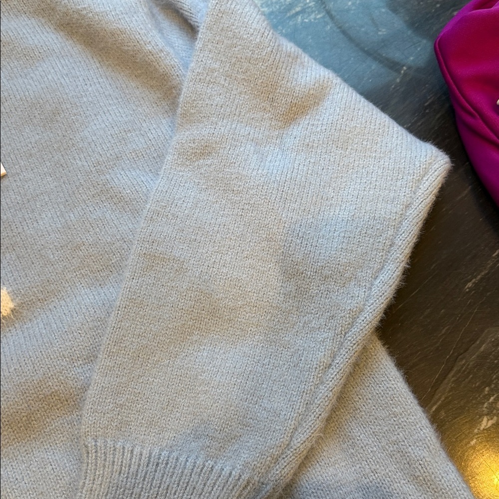 Aelfric Eden Blue Sweater with White Dog Design - Picture 7 of 11